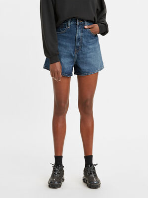 High Loose Jean Shorts
