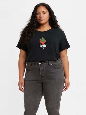 Cropped Jordie T-Shirt (Plus Size)